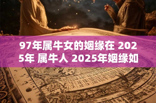 97年属牛女的姻缘在 2025年 属牛人 2025年姻缘如何