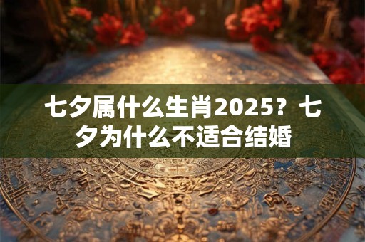 七夕属什么生肖2026?七夕为什么不适合结婚 七夕属什么生肖2026?七夕为什么不适合结婚
