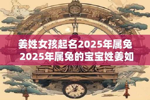 姜姓女孩起名2025年属兔 2025年属兔的宝宝姓姜如何取好名字 姜姓女孩起名2025年属兔 2025年属兔的宝宝姓姜如何取好名字
