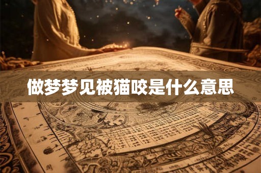 做梦梦见被猫咬是什么意思