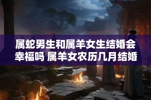 属蛇男生和属羊女生结婚会幸福吗 属羊女农历几月结婚好