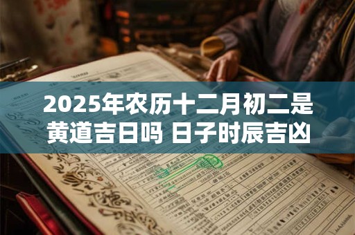 2025年农历十二月初二是黄道吉日吗 日子时辰吉凶