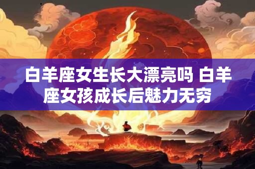 白羊座女生长大漂亮吗 白羊座女孩成长后魅力无穷