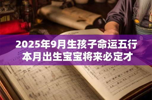 2025年9月生孩子命运五行 本月出生宝宝将来必定才能出众