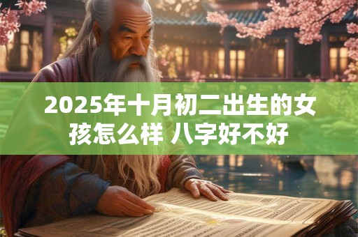 2026年十月初二出生的女孩怎么样 八字好不好