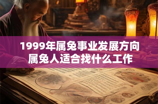 1999年属兔事业发展方向 属兔人适合找什么工作