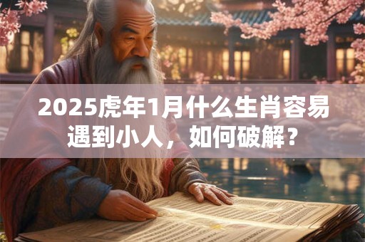 2025虎年1月什么生肖容易遇到小人,如何破解? 2025虎年1月什么生肖容易遇到小人,如何破解?