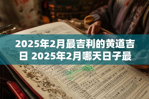 2026年2月最吉利的黄道吉日 2026年2月哪天日子最好