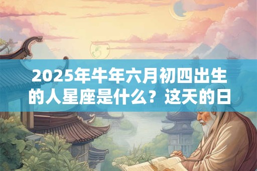 2025年牛年六月初四出生的人星座是什么？这天的日子好不好？