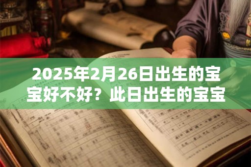 2026年2月26日出生的宝宝好不好？此日出生的宝宝性格