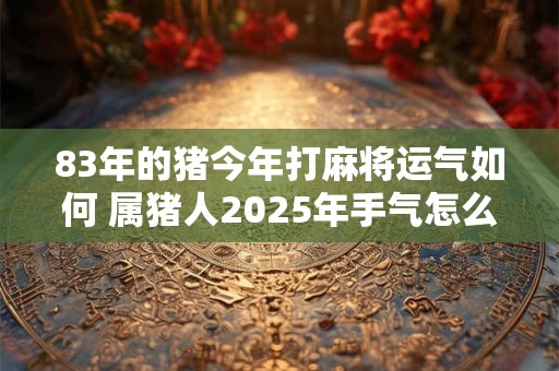 83年的猪今年打麻将运气如何 属猪人2025年手气怎么样 83年的猪今年打麻将运气如何 属猪人2025年手气怎么样