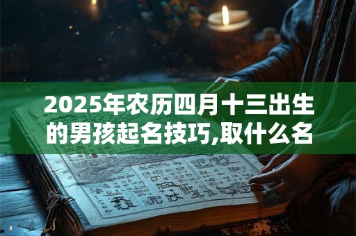 2025年农历四月十三出生的男孩起名技巧,取什么名字好