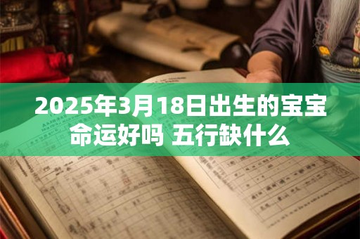 2025年3月18日出生的宝宝命运好吗 五行缺什么