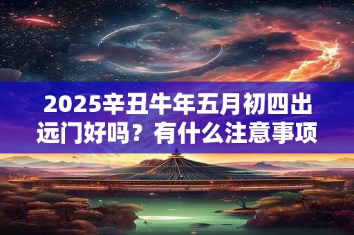 2025辛丑牛年五月初四出远门好吗？有什么注意事项