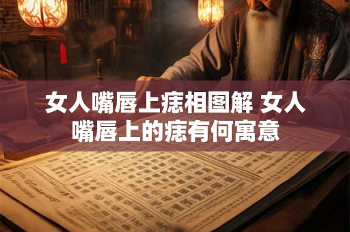 女人嘴唇上痣相图解 女人嘴唇上的痣有何寓意