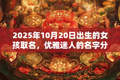 2025年10月20日出生的女孩取名，优雅迷人的名字分享