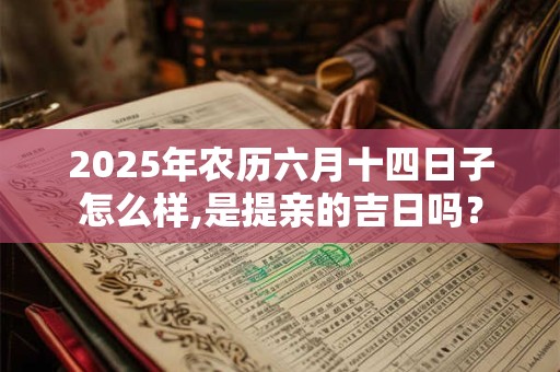 2025年农历六月十四日子怎么样,是提亲的吉日吗？
