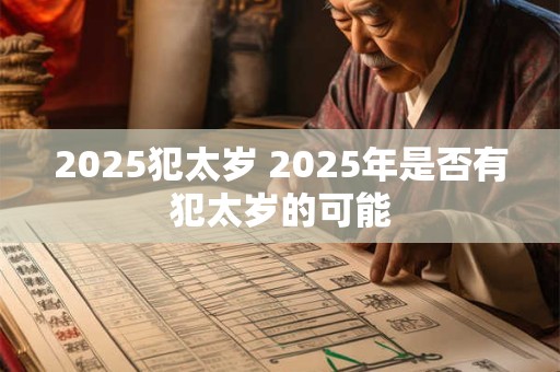 2025犯太岁 2025年是否有犯太岁的可能