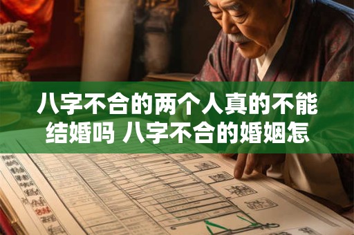 八字不合的两个人真的不能结婚吗 八字不合的婚姻怎么化解