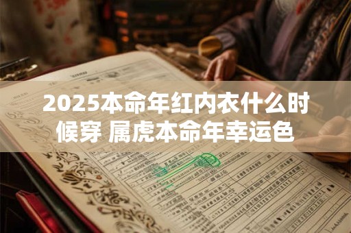 2025本命年红内衣什么时候穿 属虎本命年幸运色 2025本命年红内衣什么时候穿 属虎本命年幸运色