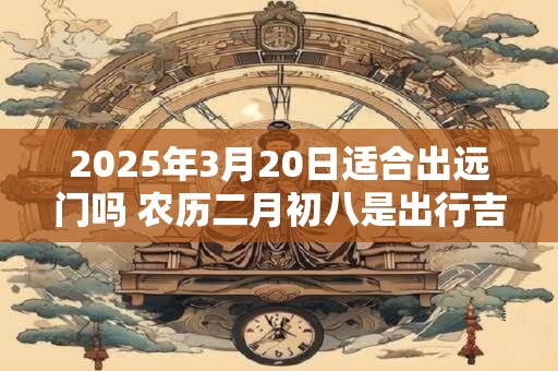 2025年3月20日适合出远门吗 农历二月初八是出行吉日吗