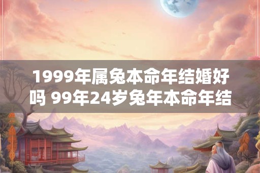 1999年属兔本命年结婚好吗 99年24岁兔年本命年结婚要注意什么