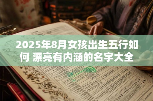 2025年8月女孩出生五行如何 漂亮有内涵的名字大全