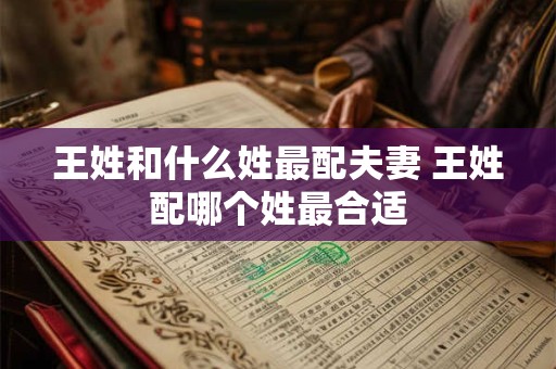 王姓和什么姓最配夫妻 王姓配哪个姓最合适
