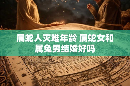 属蛇人灾难年龄 属蛇女和属兔男结婚好吗
