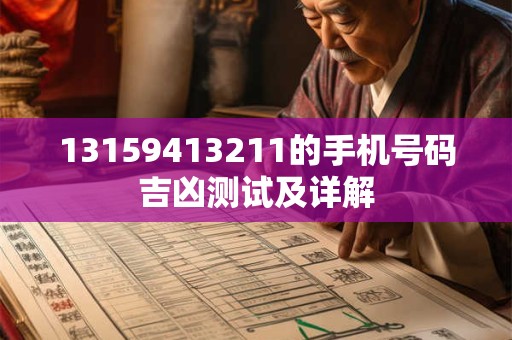 13159413211的手机号码吉凶测试及详解