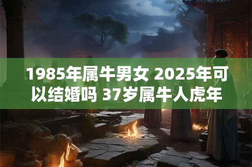 1985年属牛男女 2025年可以结婚吗 37岁属牛人虎年结婚要注意什么