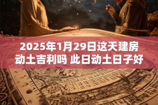 2025年1月29日这天建房动土吉利吗 此日动土日子好吗