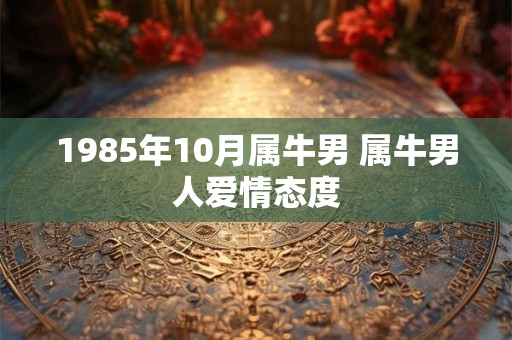 1985年10月属牛男 属牛男人爱情态度 1985年10月属牛男 属牛男人爱情态度