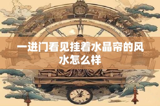 一进门看见挂着水晶帘的风水怎么样