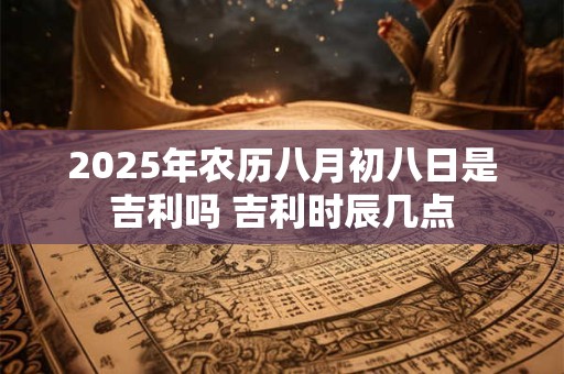 2026年农历八月初八日是吉利吗 吉利时辰几点 2026年农历八月初八日是吉利吗 吉利时辰几点