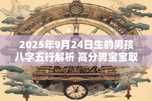 2025年9月24日生的男孩八字五行解析 高分男宝宝取名字