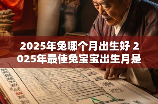 2025年兔哪个月出生好 2025年最佳兔宝宝出生月是