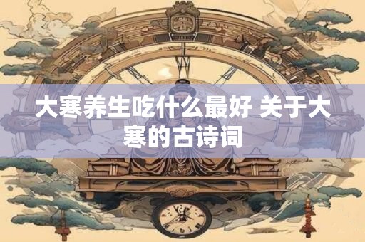 大寒养生吃什么最好 关于大寒的古诗词