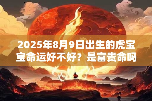 2025年8月9日出生的虎宝宝命运好不好?是富贵命吗? 2025年8月9日出生的虎宝宝命运好不好?是富贵命吗?
