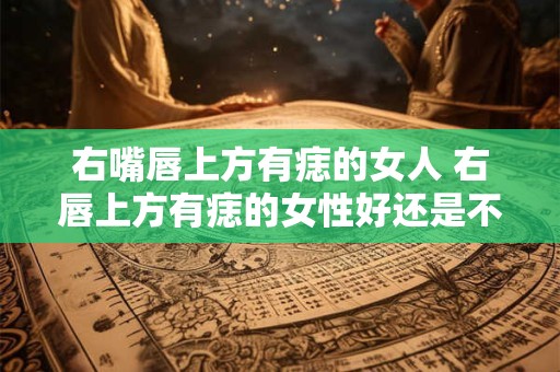 右嘴唇上方有痣的女人 右唇上方有痣的女性好还是不好