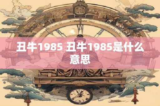 丑牛1985 丑牛1985是什么意思
