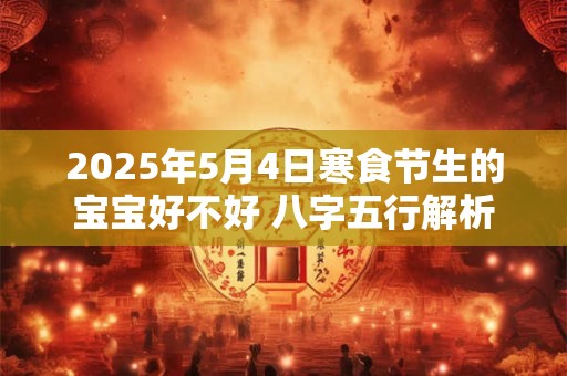 2025年5月4日寒食节生的宝宝好不好 八字五行解析