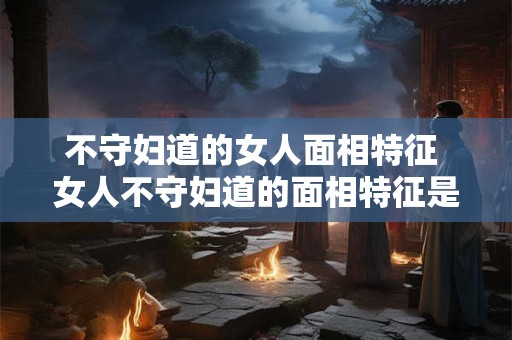 不守妇道的女人面相特征 女人不守妇道的面相特征是什么