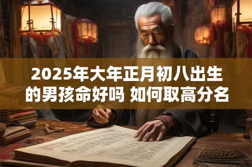 2025年大年正月初八出生的男孩命好吗 如何取高分名字