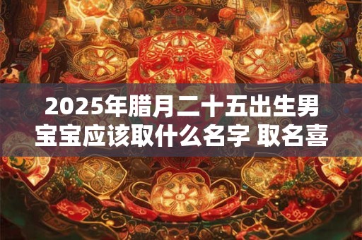 2025年腊月二十五出生男宝宝应该取什么名字 取名喜用字