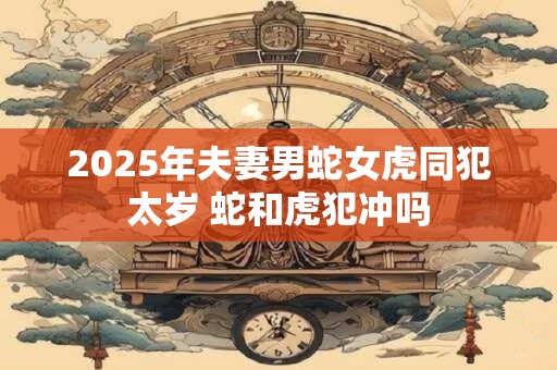 2025年夫妻男蛇女虎同犯太岁 蛇和虎犯冲吗