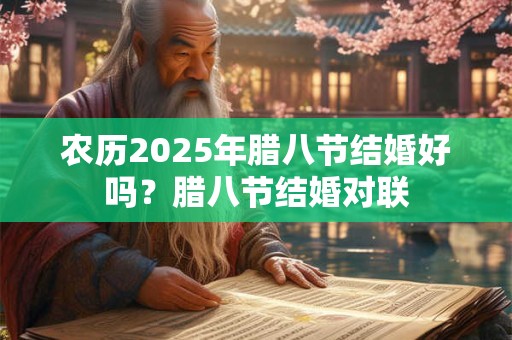 农历2025年腊八节结婚好吗？腊八节结婚对联