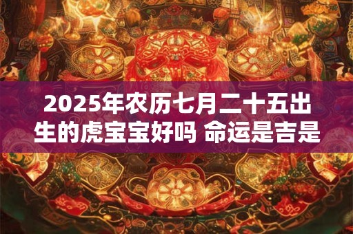 2026年农历七月二十五出生的虎宝宝好吗 命运是吉是凶 2026年农历七月二十五出生的虎宝宝好吗 命运是吉是凶