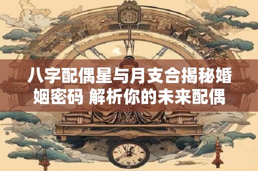 八字配偶星与月支合揭秘婚姻密码 解析你的未来配偶