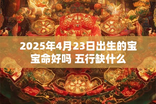 2025年4月23日出生的宝宝命好吗 五行缺什么